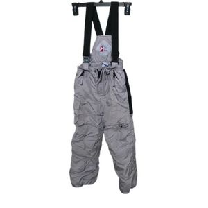 Alpine Design - Boys Gray Ski Snowboard Pants Bib